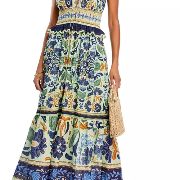 FARM Rio Multicolor Floral Maxi Dress - Picture 7 of 11